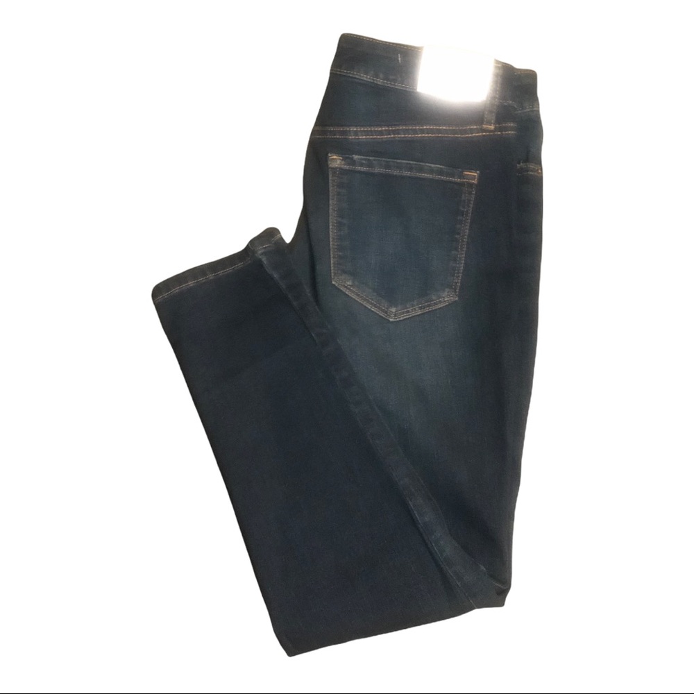 Jessica Simpson High Rise Ankle Jeans Medium Blue Denim Skinny Straight NEW - Picture 5 of 11